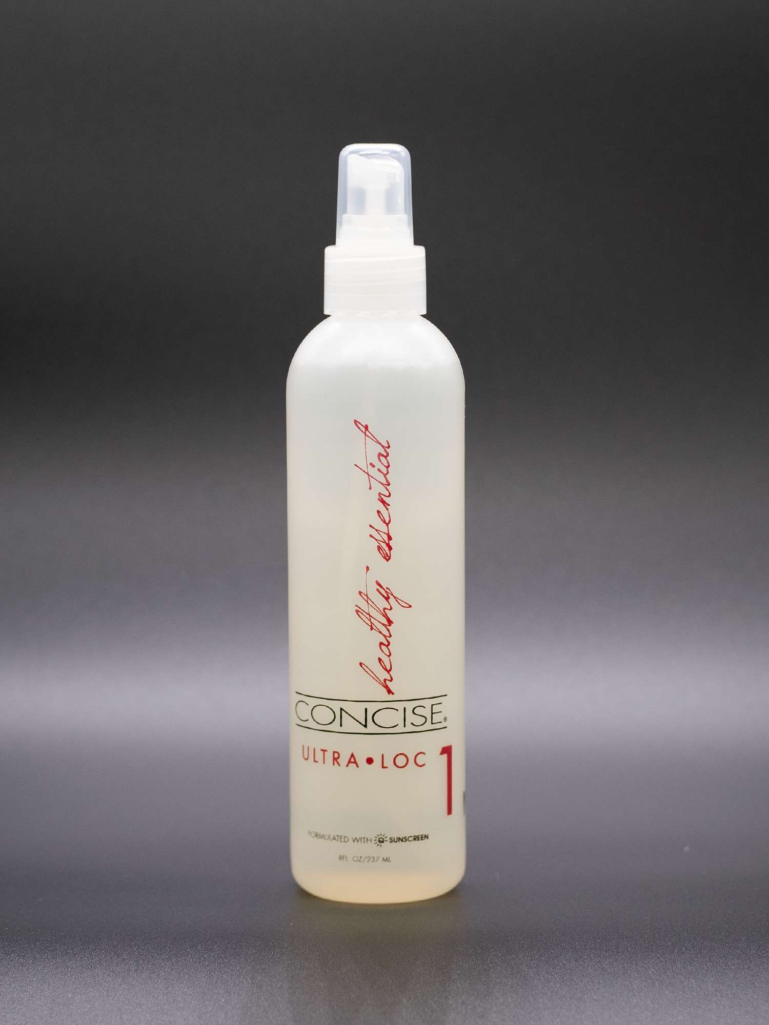 This spray replenishes moisture to dry hair, it also has a sunscreen to help protect from the damaging effect of UV rays. Comes in 8 Oz. bottles.
